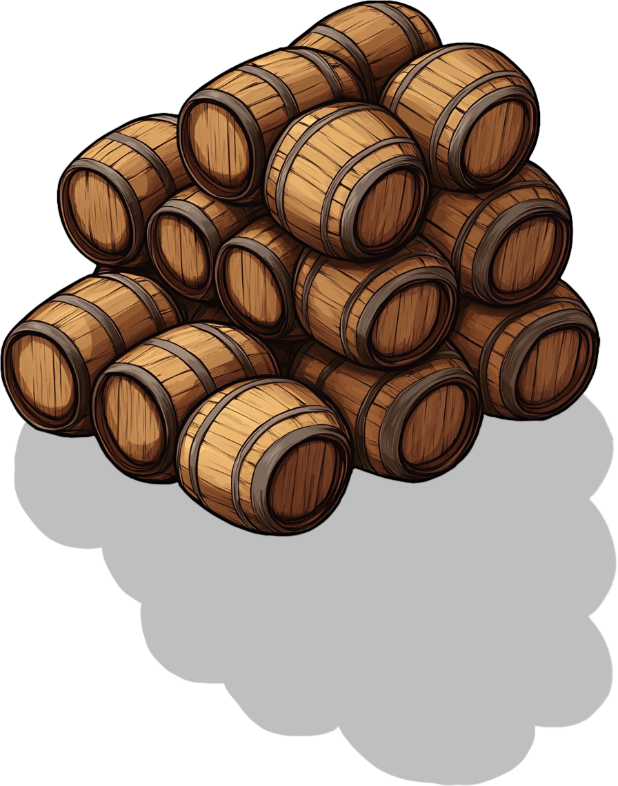 74 Stack of Barrels