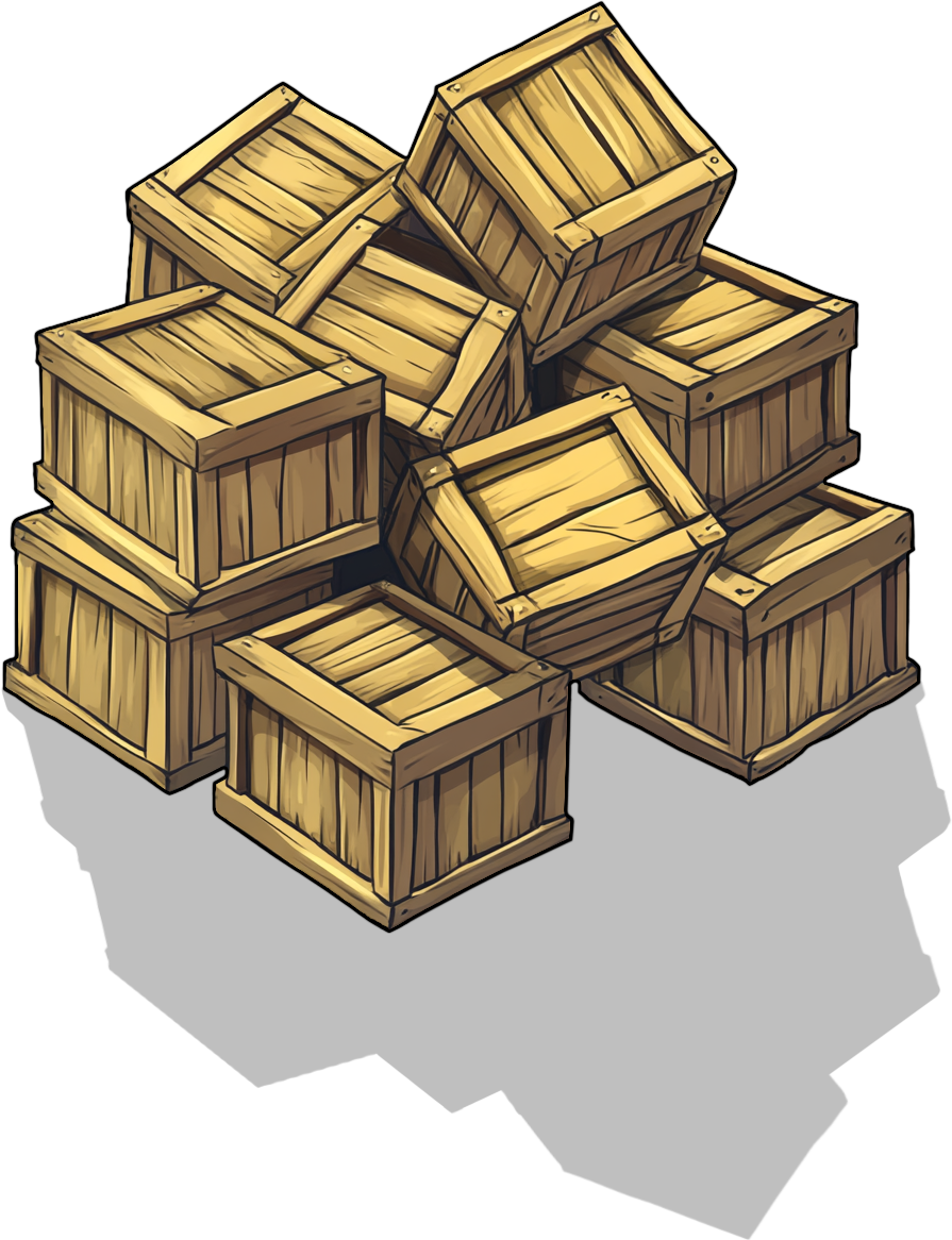 86 Pile of Crates