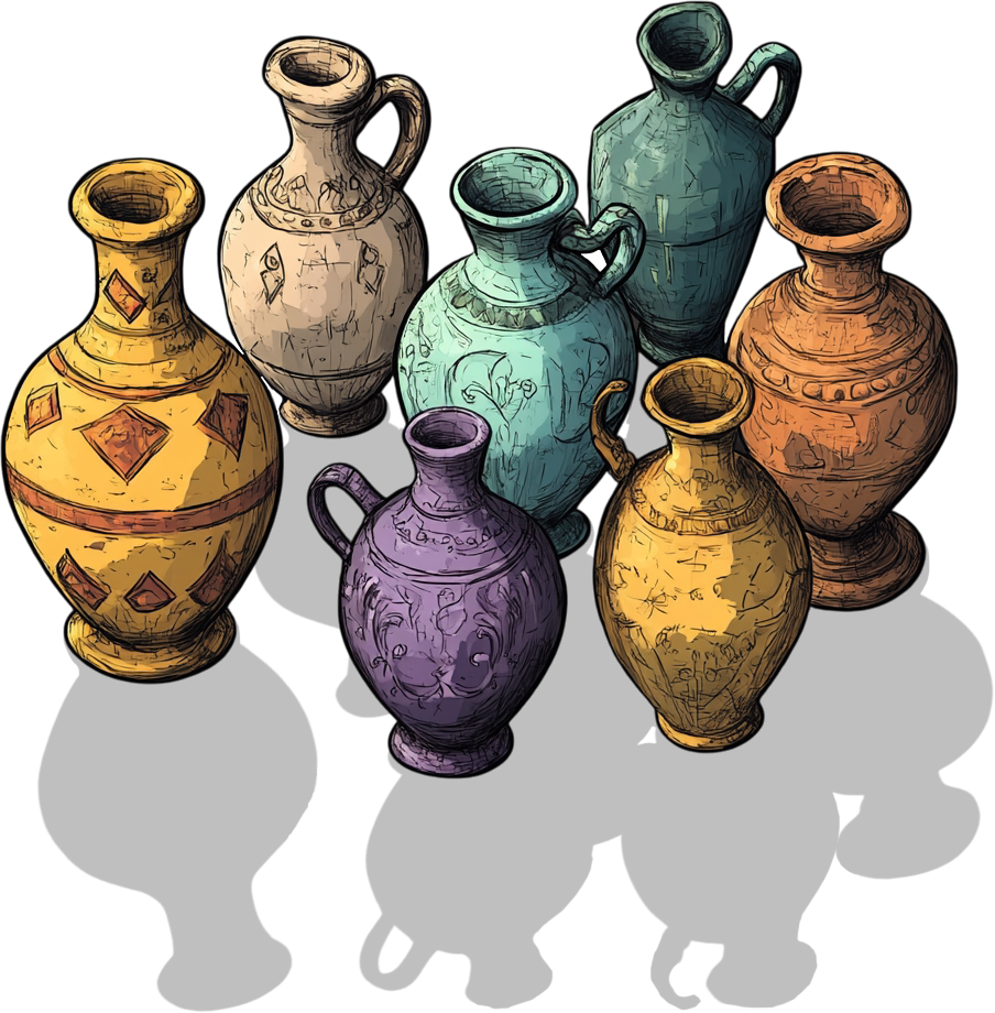 80 Group of Amphoras