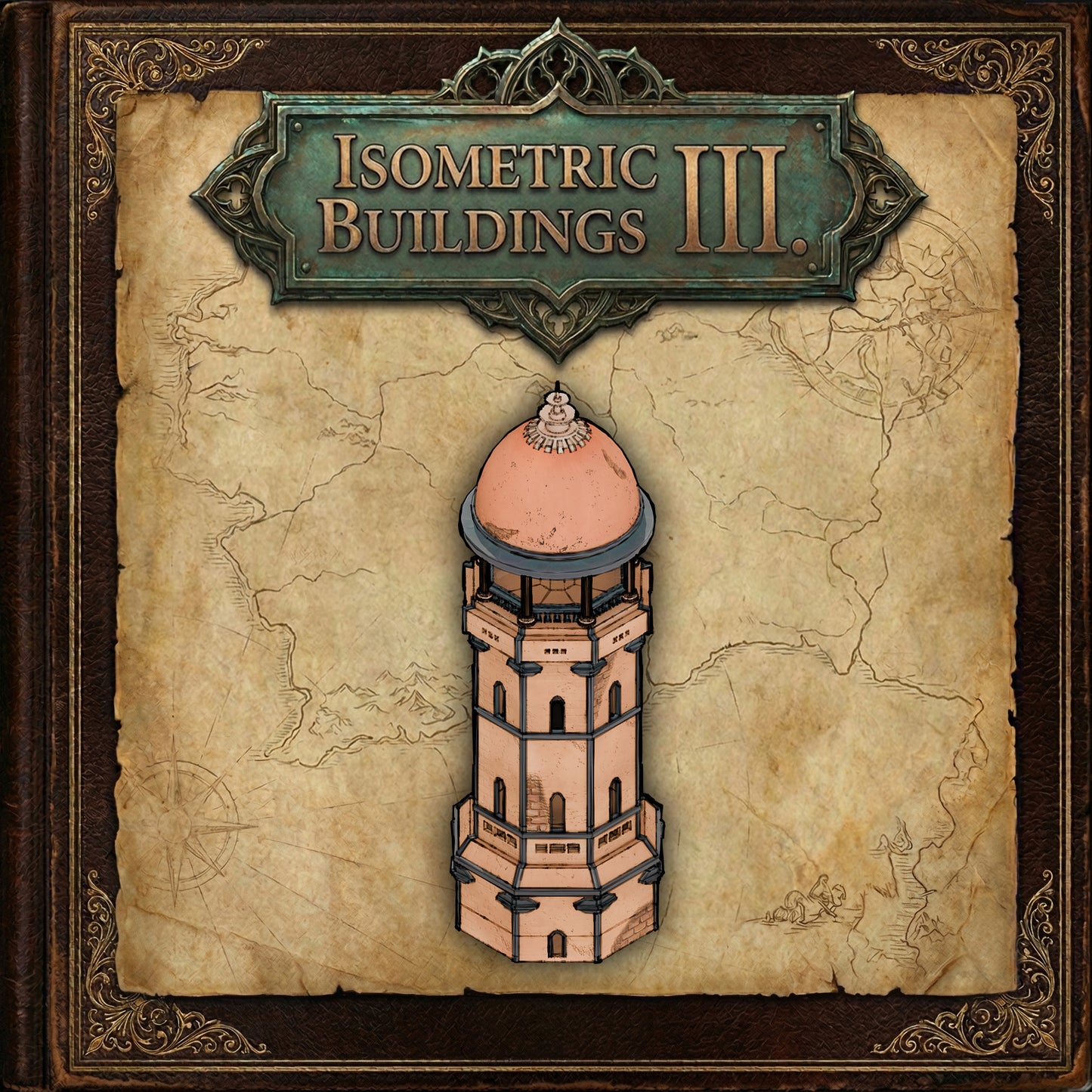 Isometric Buildings 3. - 512 Assets - Medieval Ruins and Outposts