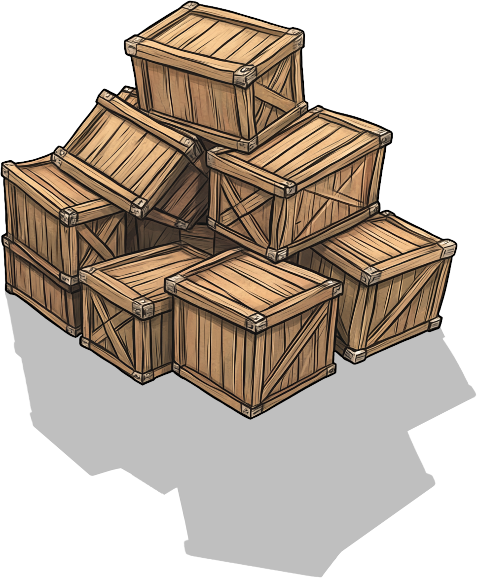 86 Pile of Crates