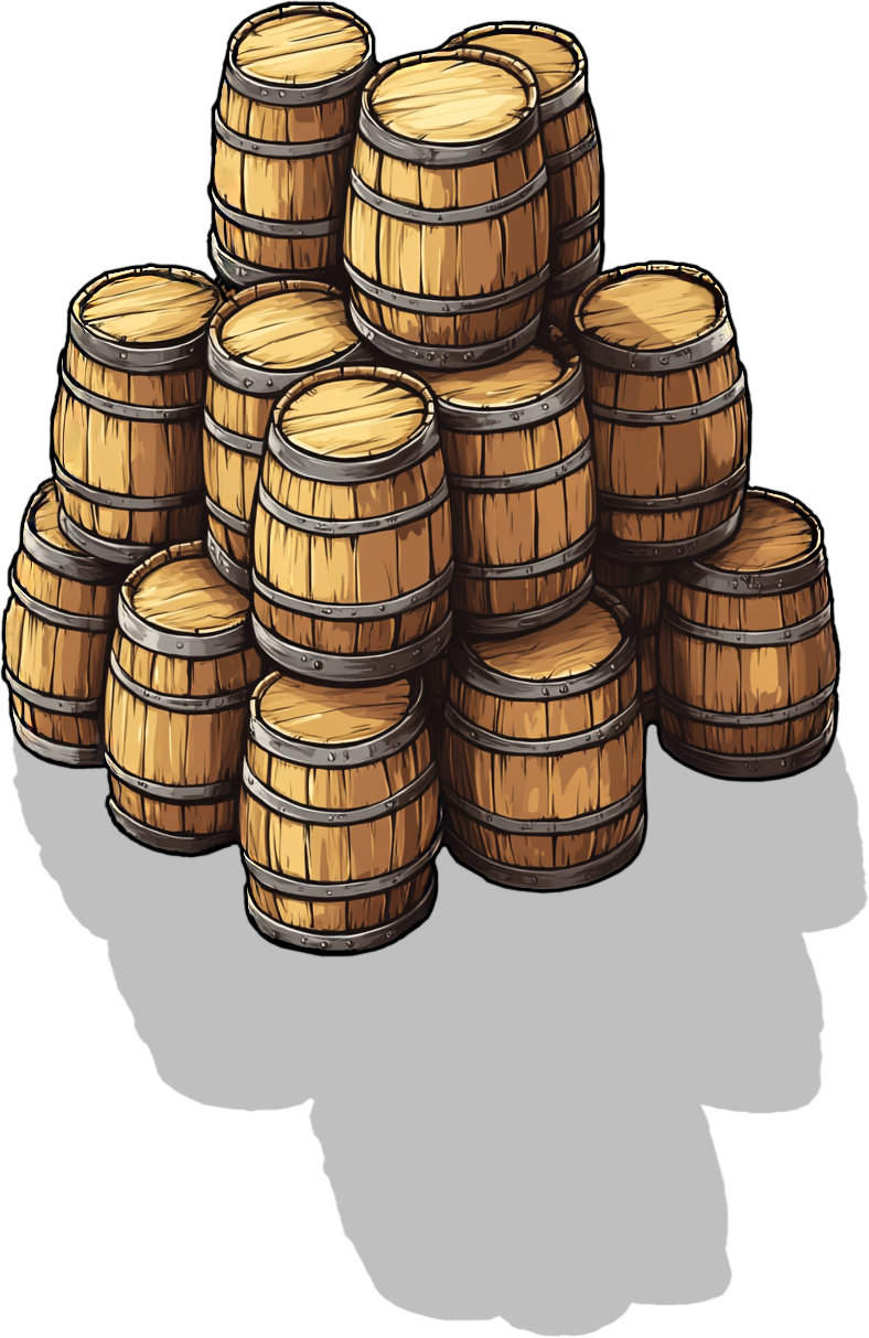 74 Stack of Barrels