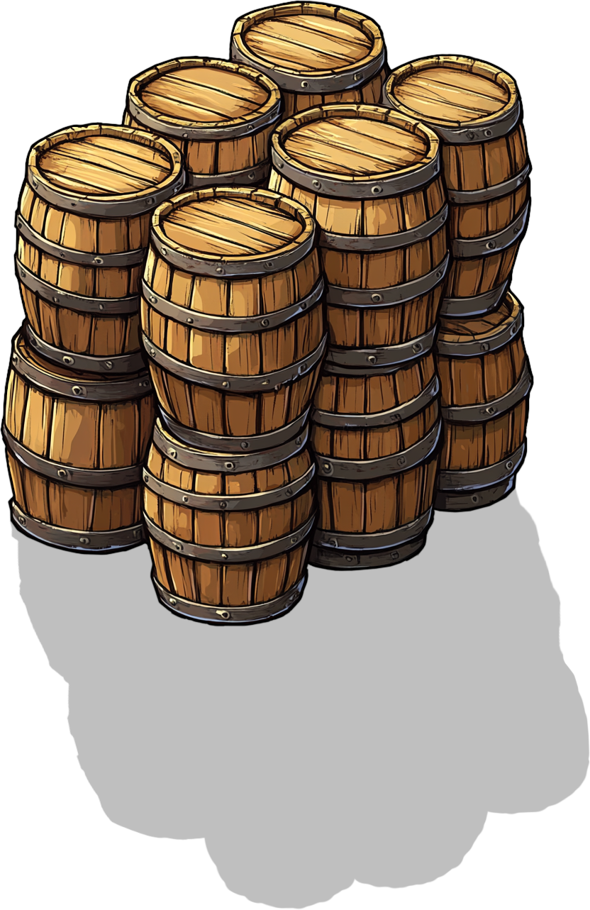 74 Stack of Barrels