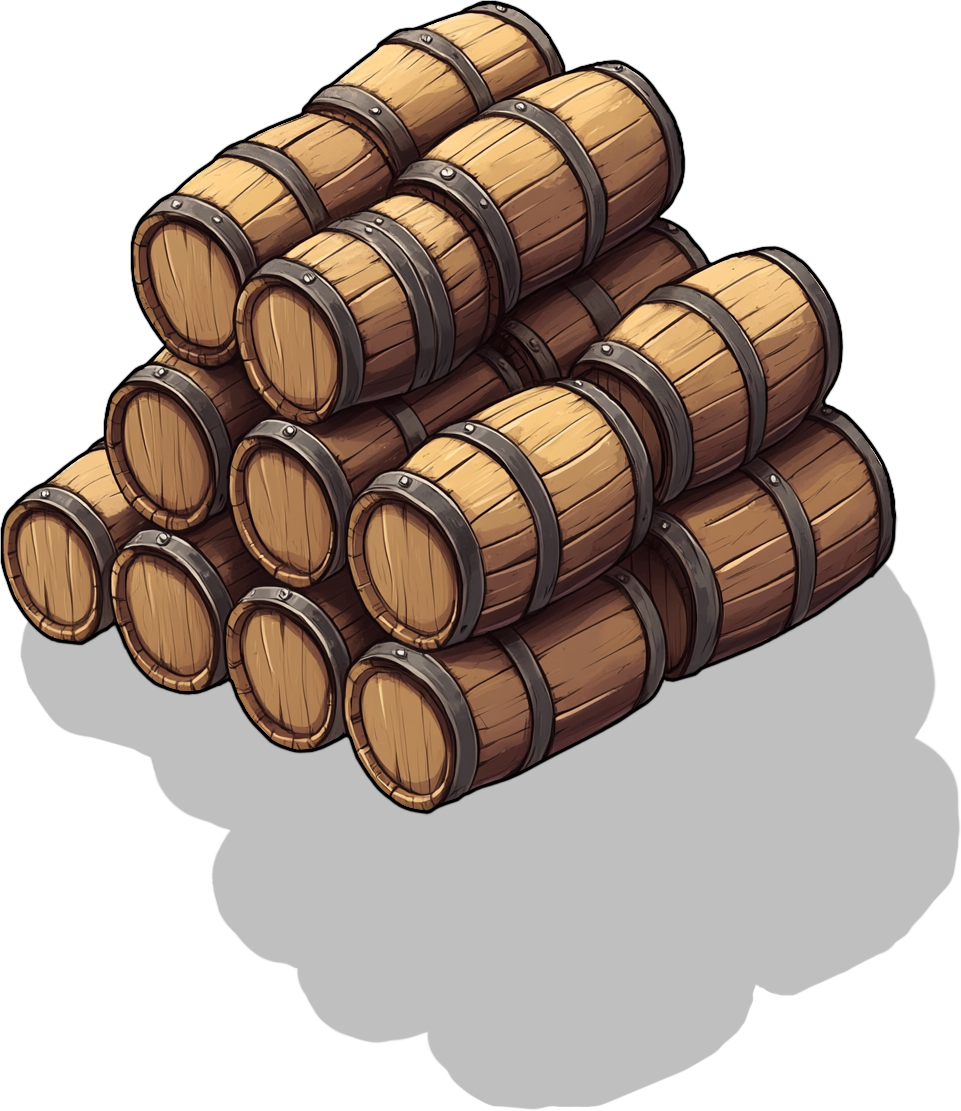 74 Stack of Barrels