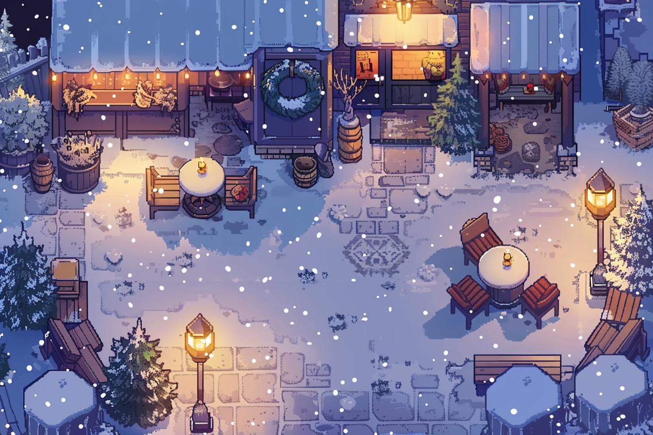 55 Retro Christmas Fair Maps