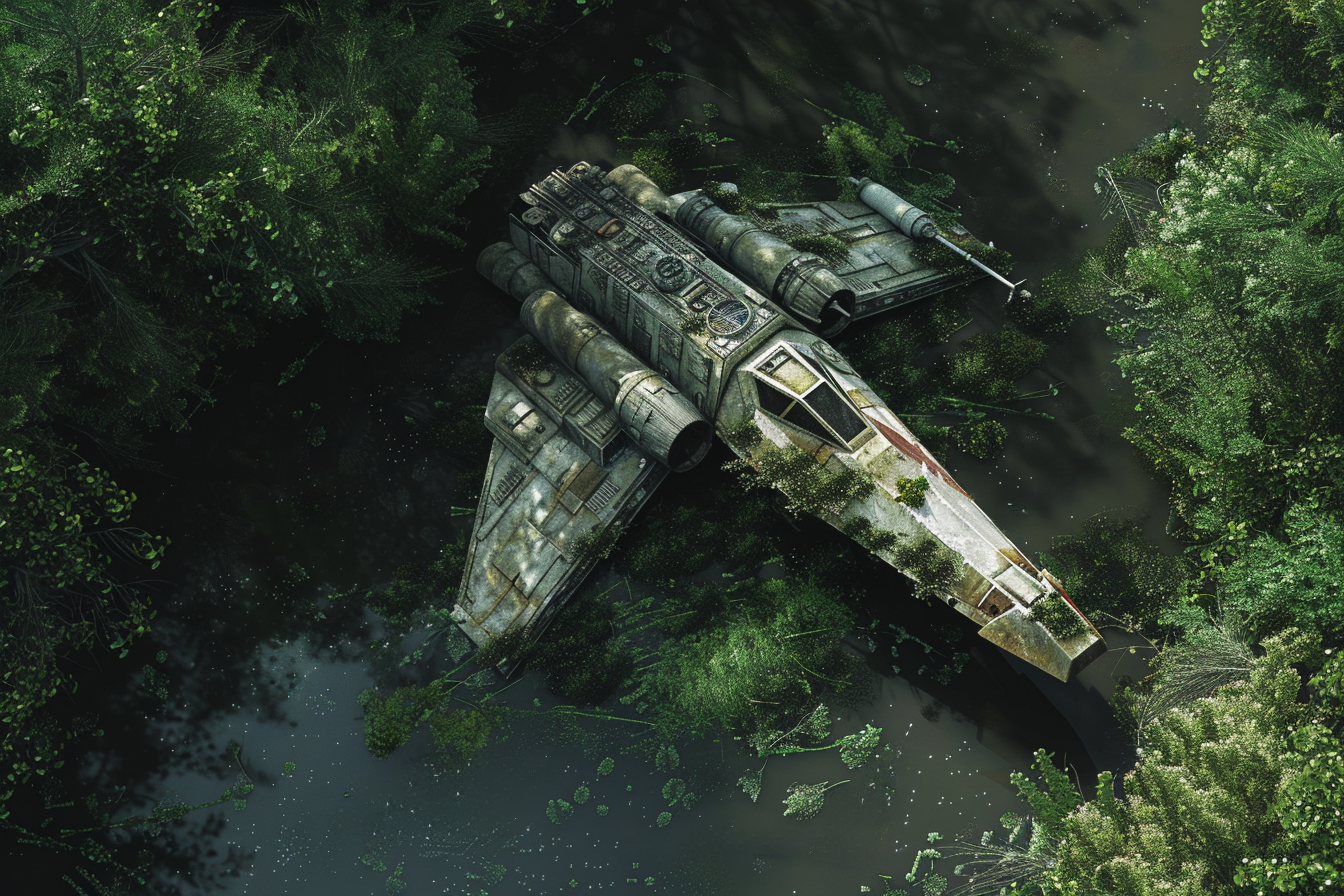 64 Swamp Sci-Fi Wreckage Maps