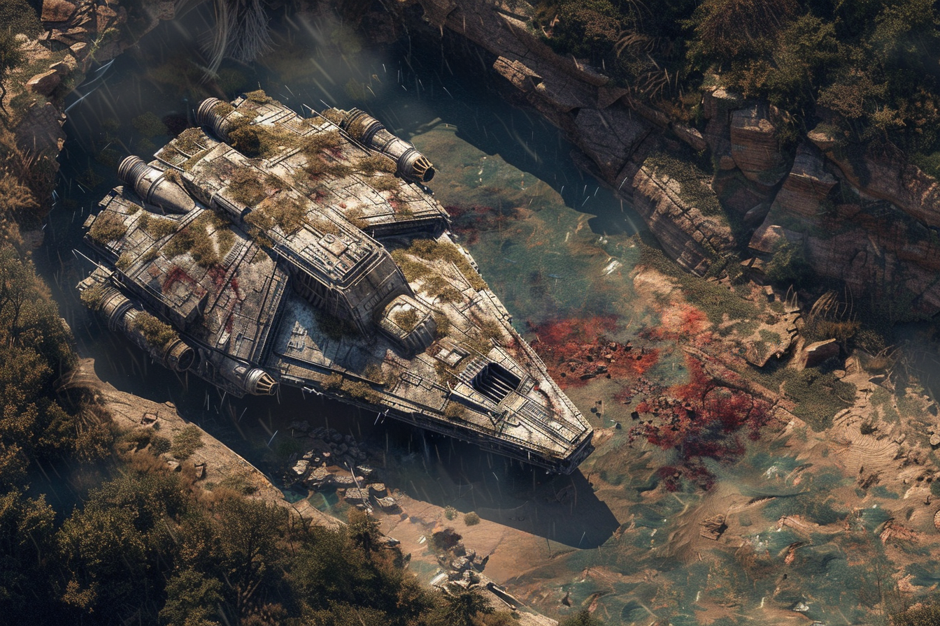 62 Galaxy Mix Sci-Fi Wreckage Maps