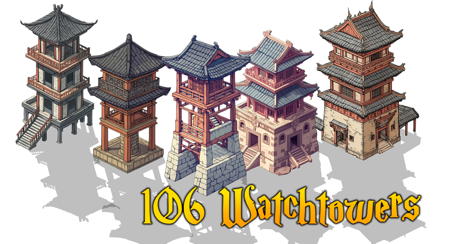 106 Japanese Watchtowers