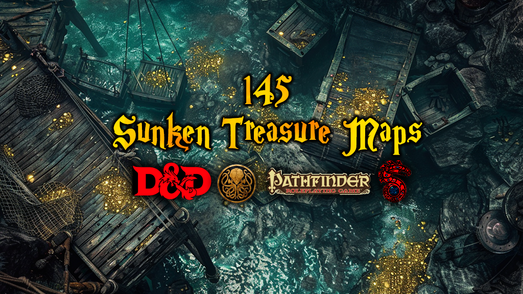 145 Sunken Treasure Maps