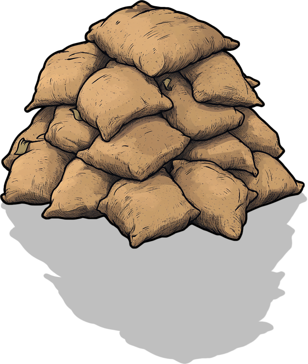 73 Pile of Sacks