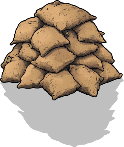 73 Pile of Sacks