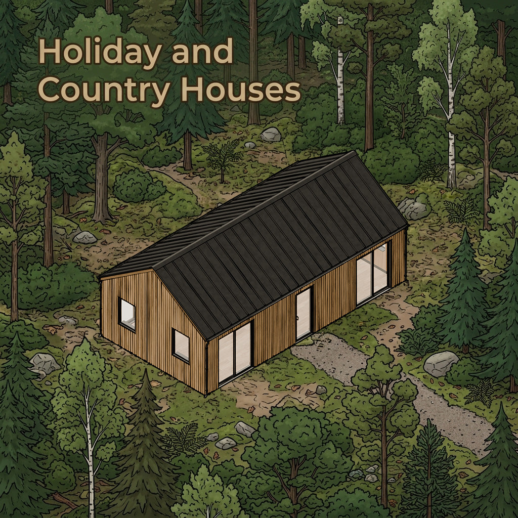 Isometric Holiday and Country Houses