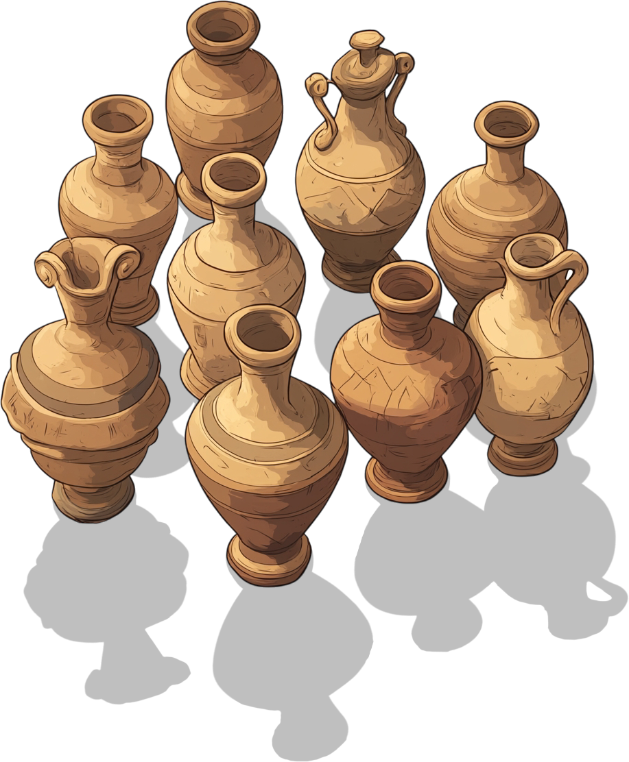 80 Group of Amphoras
