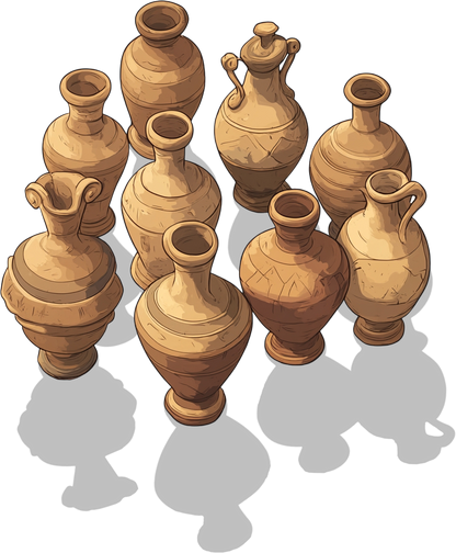 80 Group of Amphoras