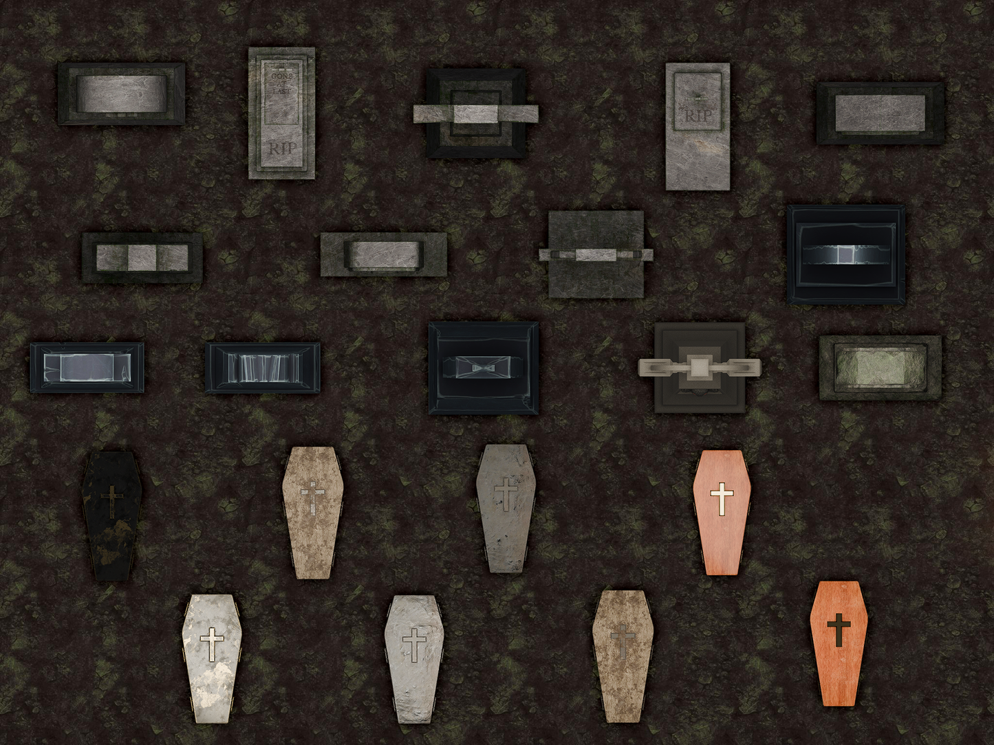 210 Top-Down Halloween Assets