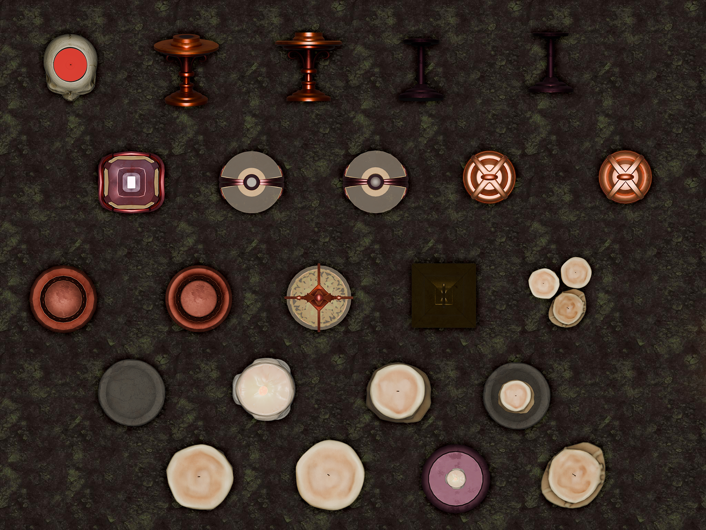 210 Top-Down Halloween Assets