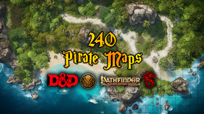 240 Pirate Maps