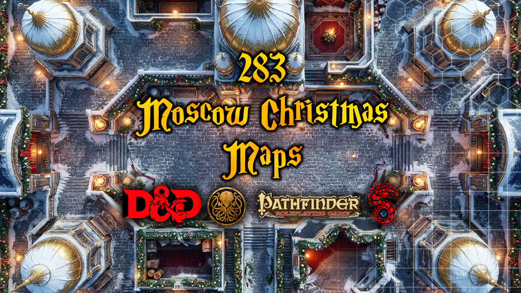 283 Moscow Christmas Maps