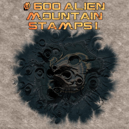 600 Alien Mountain Stamps I.