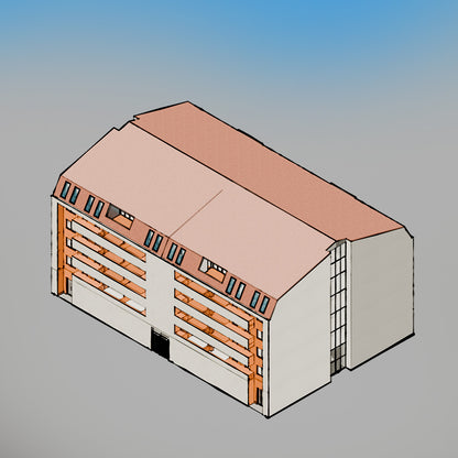 Isometric Modern Apartment Buildings