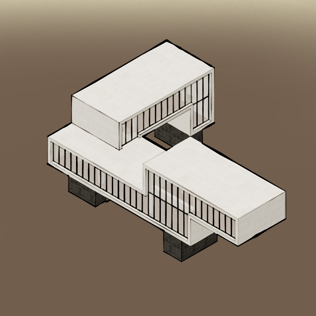 Isometric Modern Villas