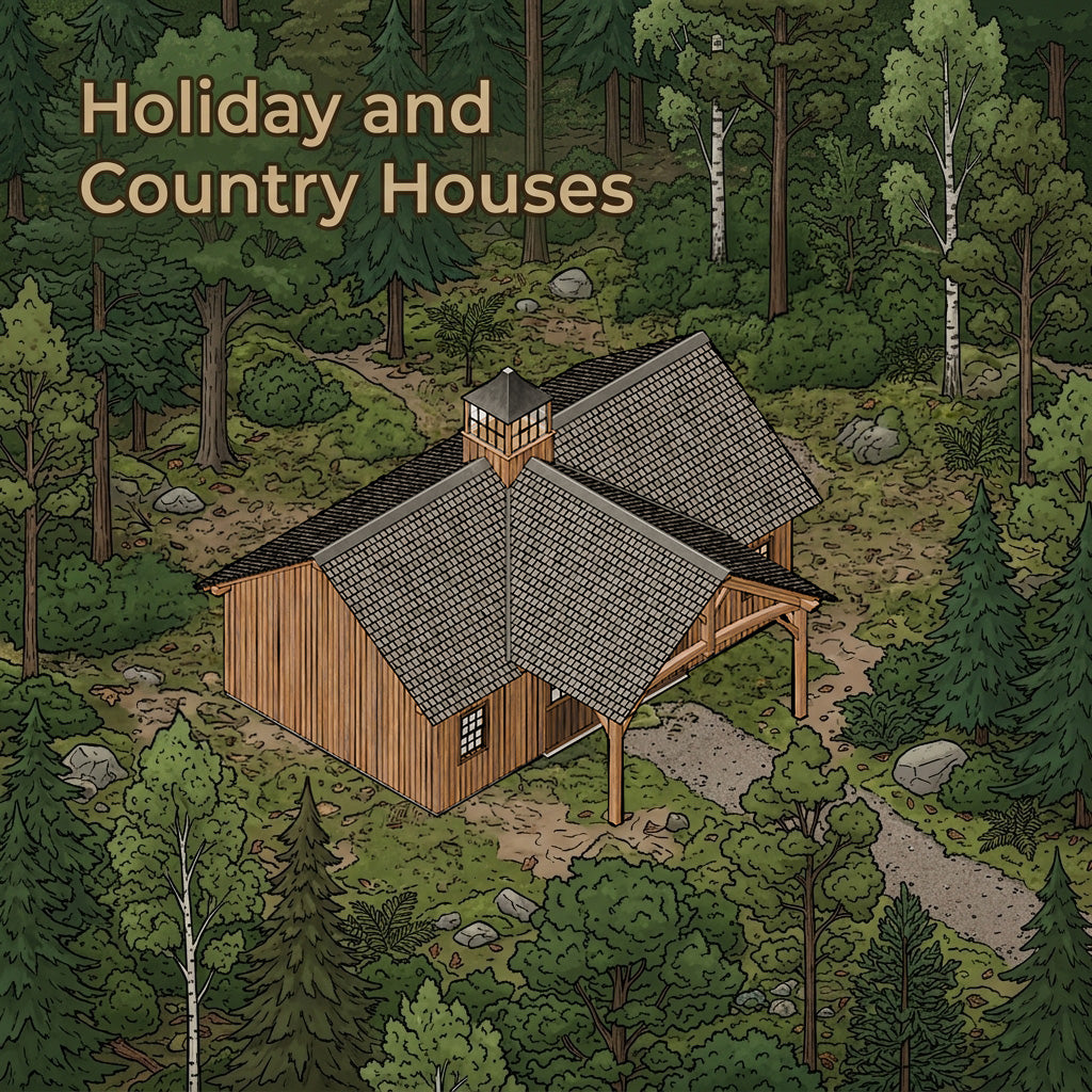 Isometric Holiday and Country Houses