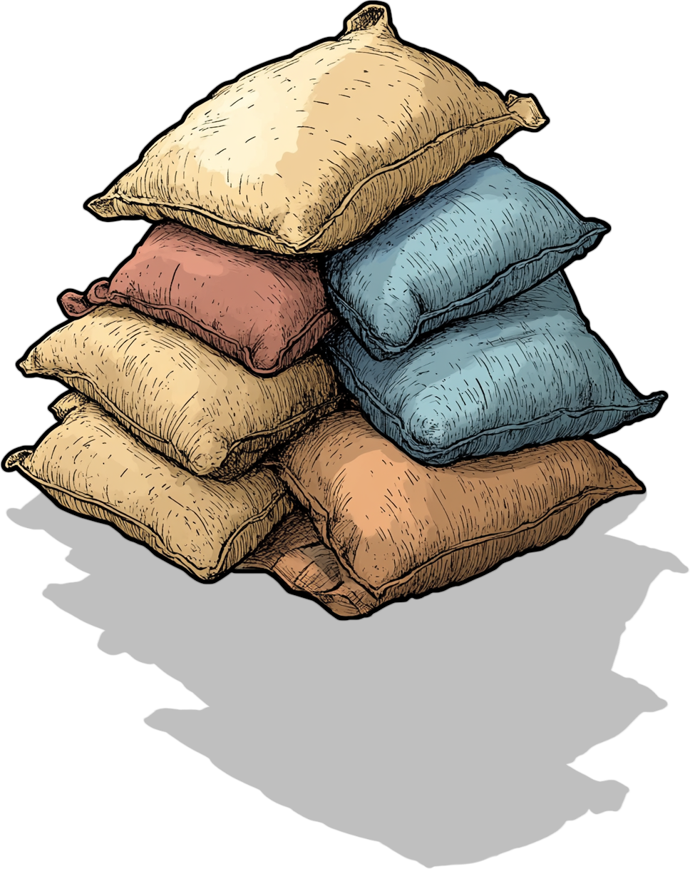 73 Pile of Sacks