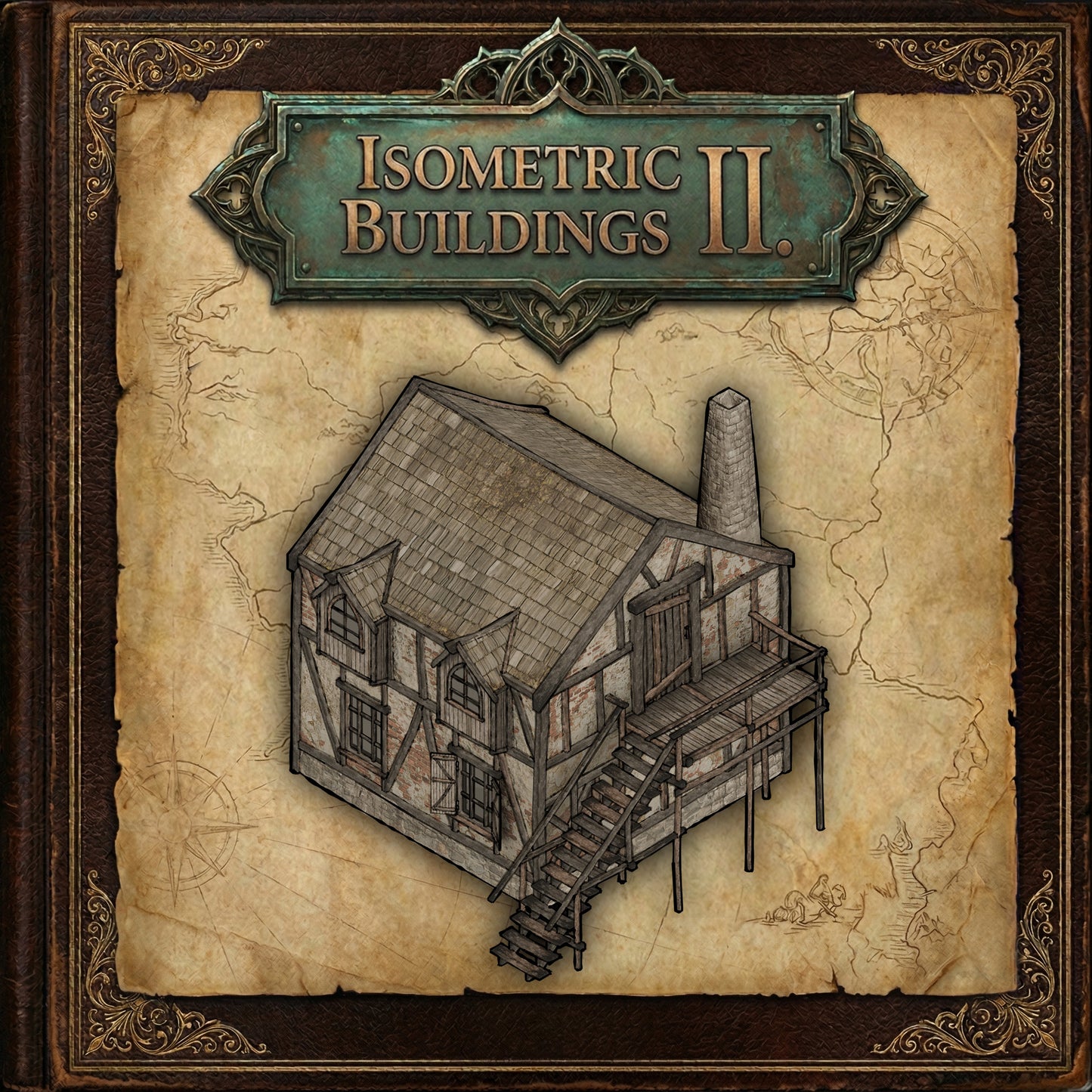 Isometric Buildings 2. - 400 Assets - Medieval Village & Commerce