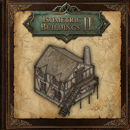Isometric Buildings 2. - 400 Assets - Medieval Village & Commerce
