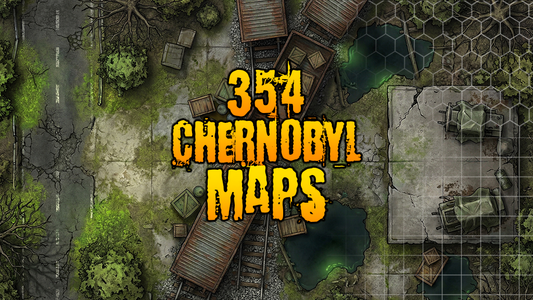 354 Chernobyl Exclusion Zone Maps