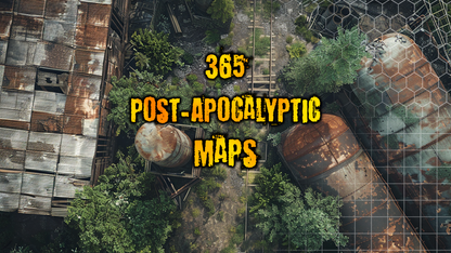 365 Post-Apocalyptic Maps