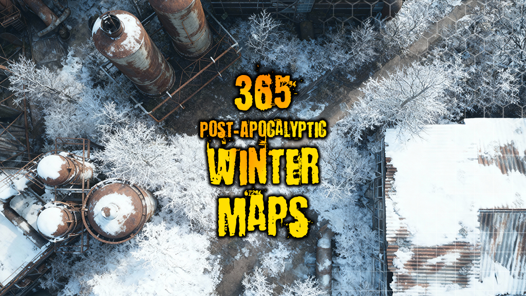 365 Winter Post-Apocalyptic Maps