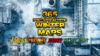 365 Winter Post-Apocalyptic Maps