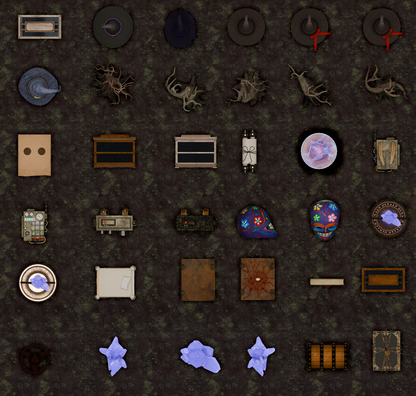 210 Top-Down Halloween Assets