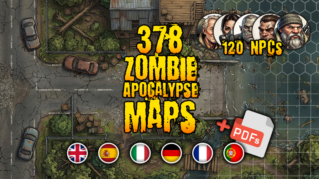 378 Zombie Apocalypse Maps