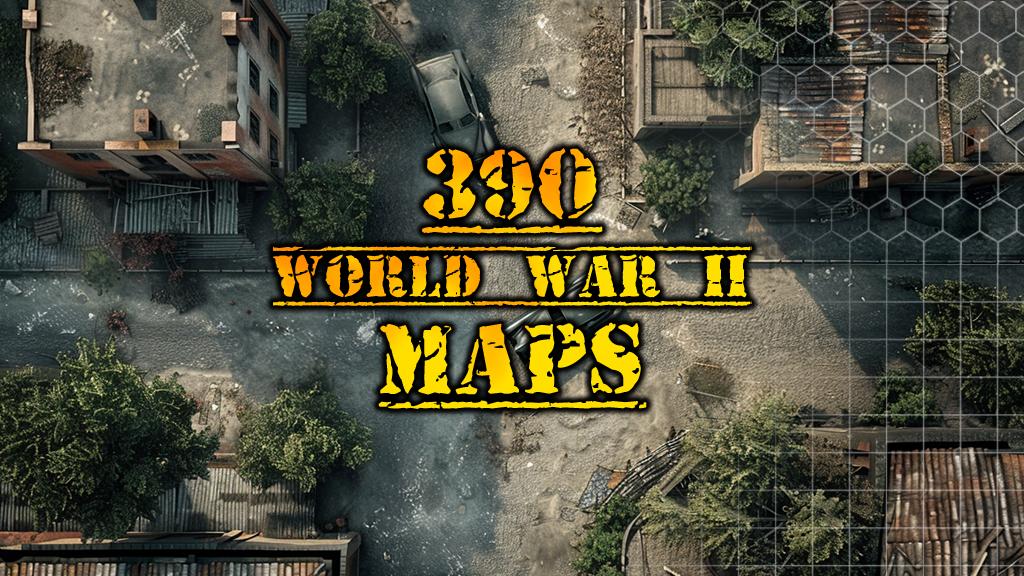 390 World War II Battle Maps