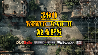 390 World War II Battle Maps