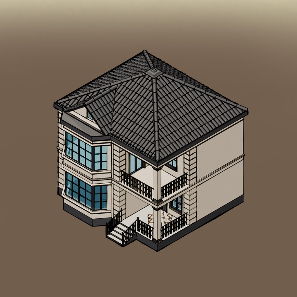 Isometric Modern Villas