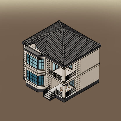 Isometric Modern Villas