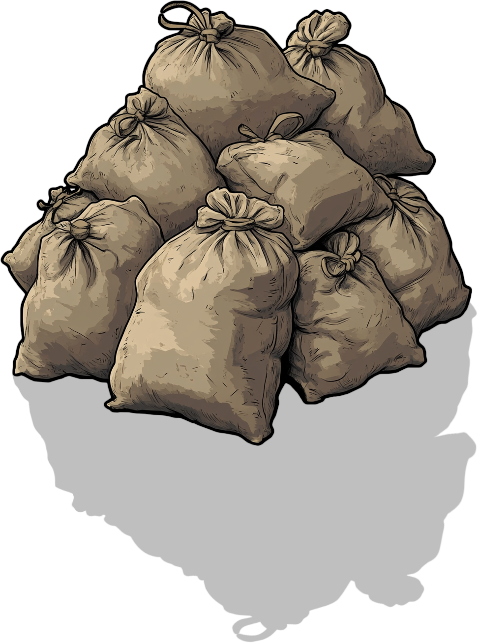 73 Pile of Sacks