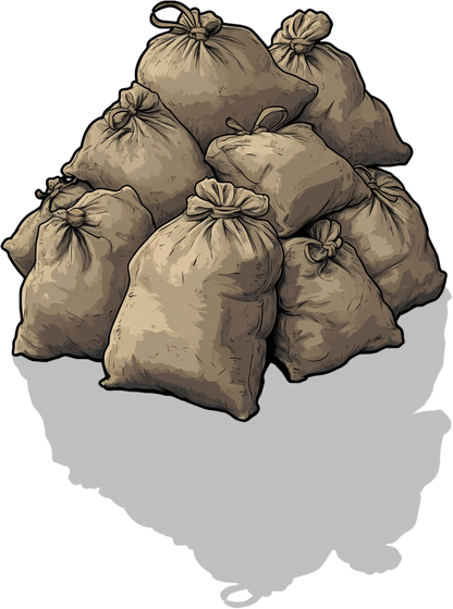 73 Pile of Sacks