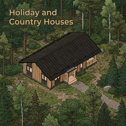 Isometric Holiday and Country Houses