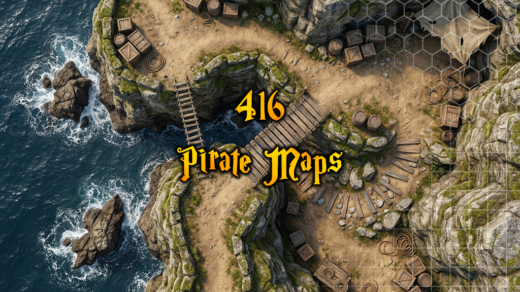 416 Pirate maps