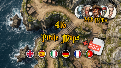 416 Pirate maps