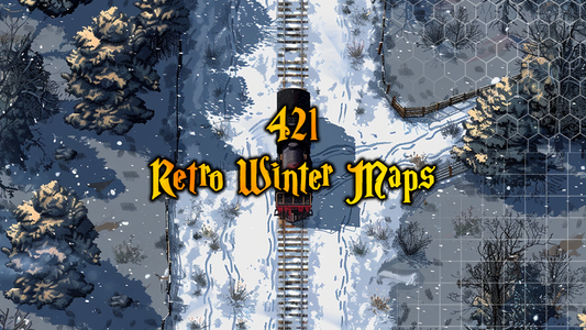 421 Retro Winter Maps