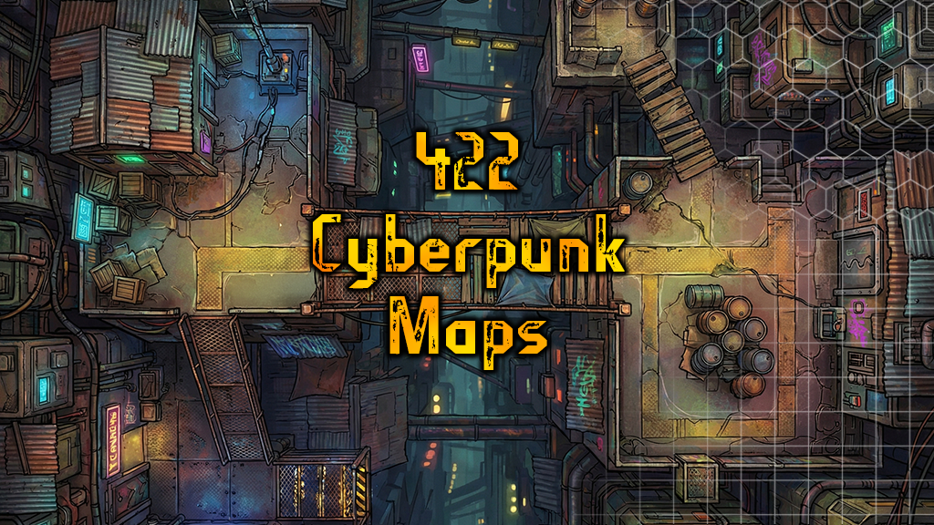 422 Cyberpunk Maps