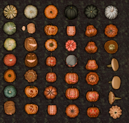 210 Top-Down Halloween Assets