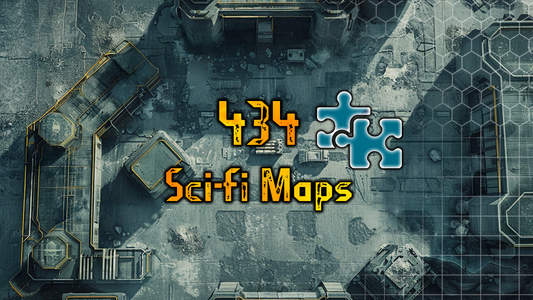 RPG Maps - 434 Sci-Fi Interiors and Outdoor Maps