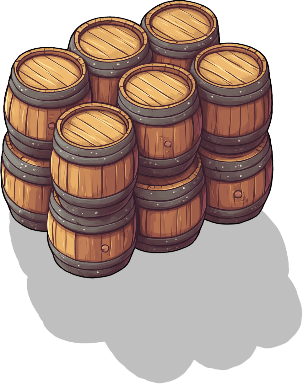74 Stack of Barrels