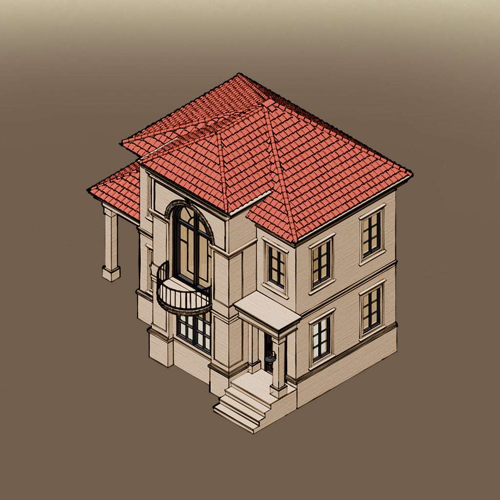 Isometric Modern Villas